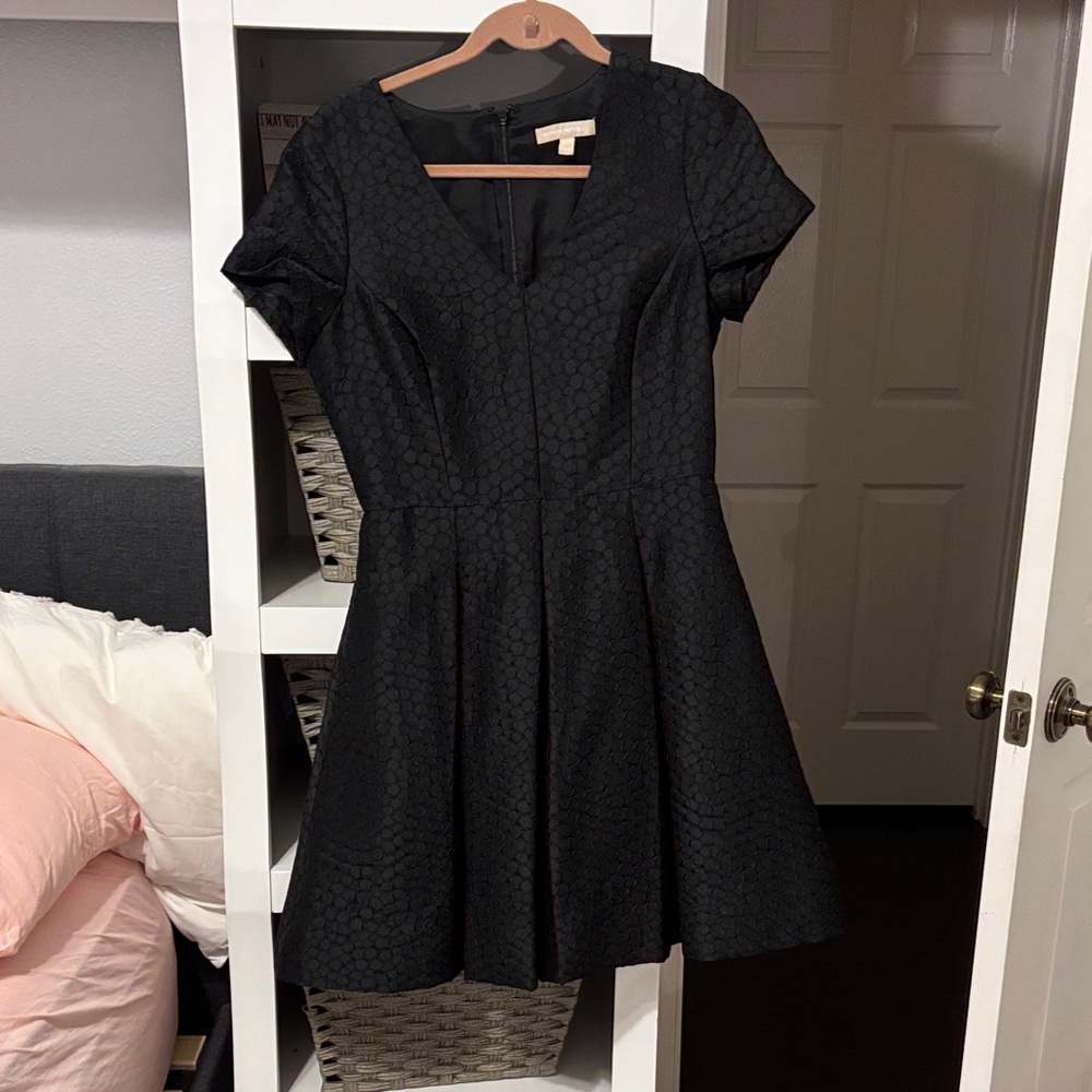 Banana Republic Black textured Mini Dress